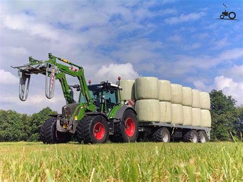 Schéma traktoru Fendt 313 Vario s vyznačením klíčových komponent