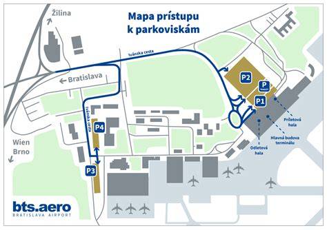 mapa dopravních spojení na letiště