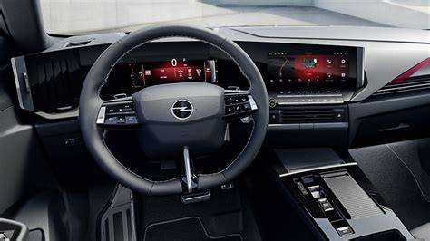 Interiér opel astra kombi design a materiály