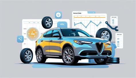 Grafika s rozpočtem za servis Alfa Romeo