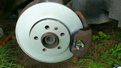 Schéma montáže brzdových destiček