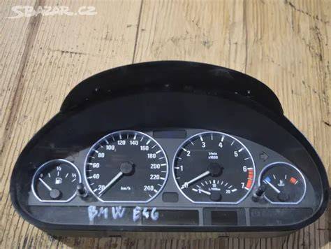 BMW E46 palubní deska budíky