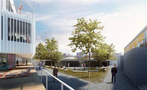 Vizualizace modulární architektury MACH a jejího rozmístění otvorů v rámu.