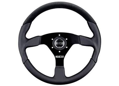 Kožený sportovní volant s výpletem pro vozy