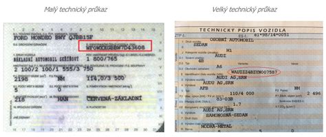 Schéma kompatibility náhradních dílů podle VIN