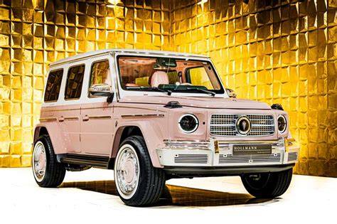 Carlex Rose Vintage - růžový upravený Mercedes G