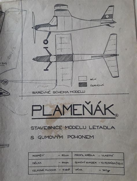 Schéma ovládání vztlakových klapek na modelu letadla