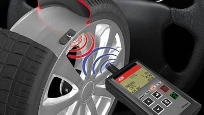 Schéma TPMS a kontrola tlaku v pneumatikách