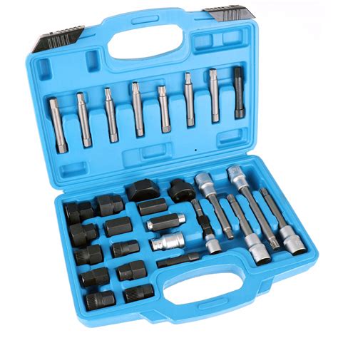 Sada speciálních klíčů a nástrčných hlavic pro výměnu alternátoru.