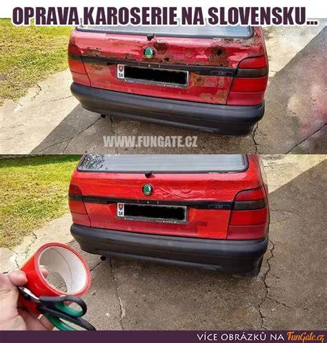 Obrázky vyvařování karoserie a nového nátěru v matové zelené dle přání majitele