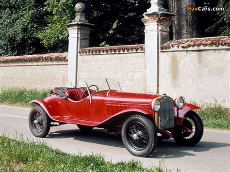 Historický snímek vozu Alfa Romeo 6C 1500