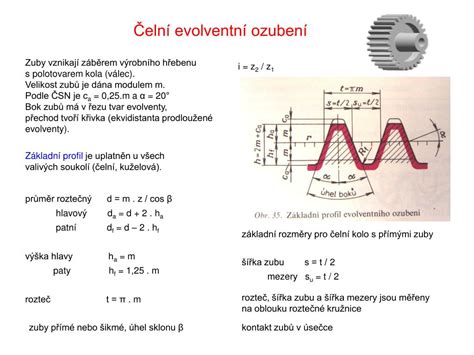 Porovnání počtu zubů v záběru u přímého a šikmého ozubení