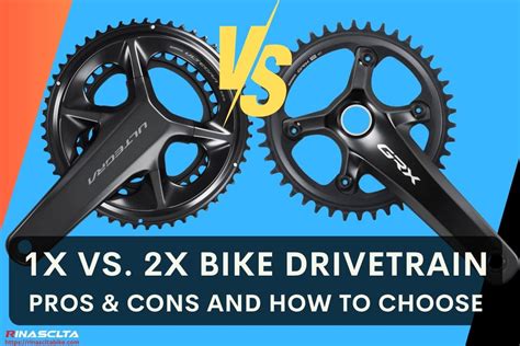 Infografika porovnání systémů převodovek 1x vs 2x vs 3x