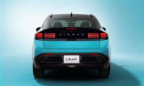 Nissan Leaf design a interiér - ilustrační obrázek aerodynamického profilu a 437l zavazadlového prostoru