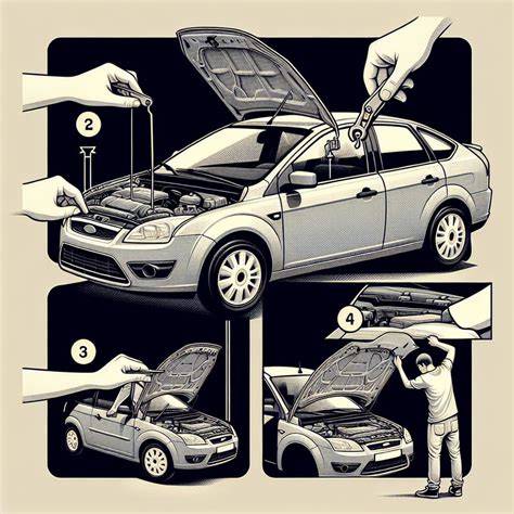 Infografika: Přehled dílů Ford Focus pro kapotu a okolí