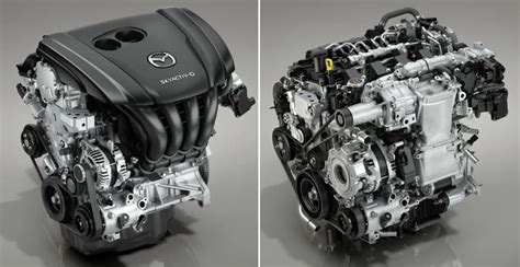 Schéma Mazda Skyactiv - rozvodový systém a filtrace