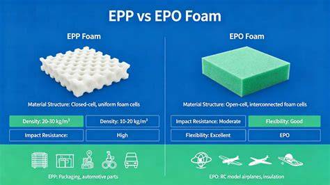 Infografika: Srovnání materiálů pro modely (EPP, EPS, PLA)