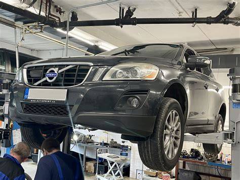 Schéma postupu výměny oleje v automatické převodovce Volvo