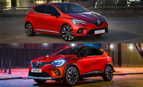 Infografika: Rozměry Renault Captur II vs. Clio