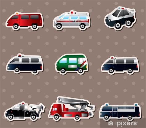 Ilustrace různých typů karoserií automobilů