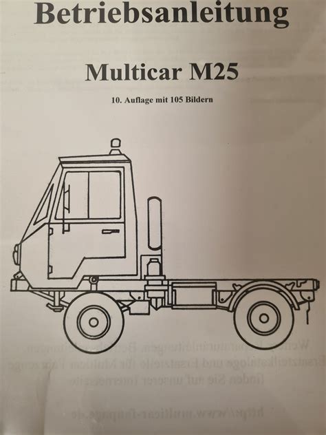 Infografika: kontrolní body brzd na Multicar M25 a intervaly údržby