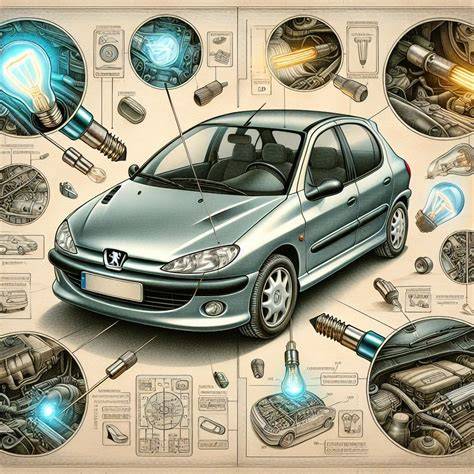 Infografika: Přehled dílů pro Peugeot 206 - výběr podle verze a karoserie