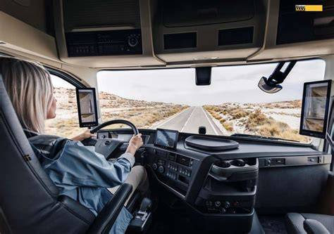 Schéma propojení systémů podpory řidiče v nákladních vozech Volvo