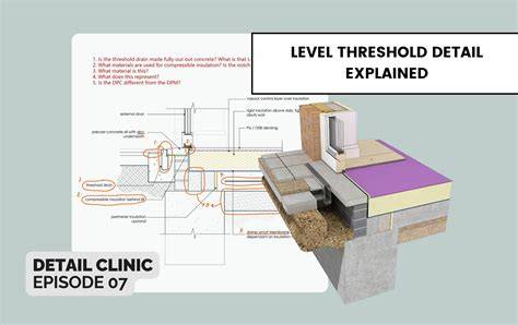 Detail T-drážky a zajištění gumovými krytkami