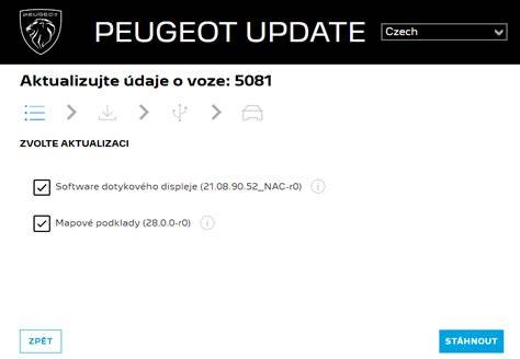 Infografika: Jak probíhá aktualizace map v Peugeot navigačním systému
