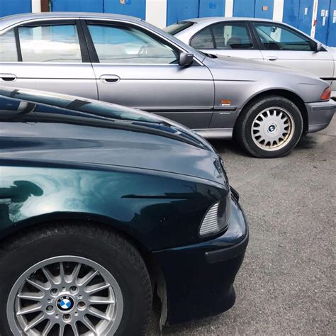 Ilustrace klíčových částí vozu BMW E39