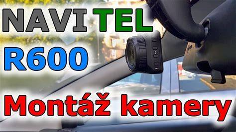 Navitel R600 v autě za zpětným zrcátkem - praktická instalace