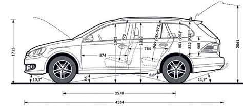 Infografika: srovnání vnějších rozměrů Passat Variant a vybraných konkurentů