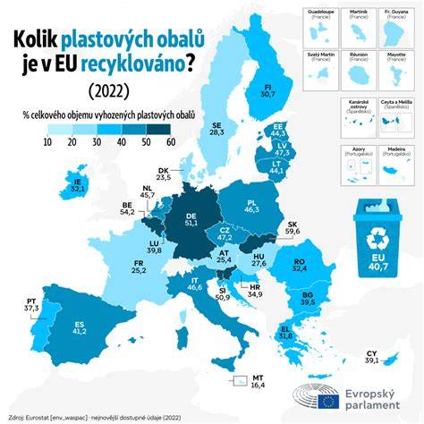 Mapa: Podíl BEV v zemích EU a Visegrádu (leden-březen 2026)
