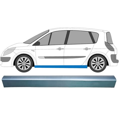 Obrázek s tematickým krytem prahu Renault Scenic pro lepší vizualizaci