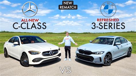 Infografika: Porovnání rozměrů a objemů zavazadel mezi Mercedes C-Class a BMW řady 3