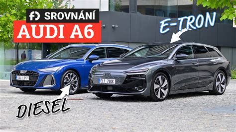 Mapa srovnání modelů Audi A6 v různých verzích a výbavách