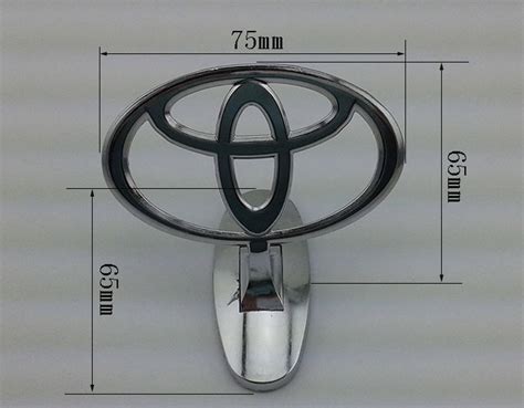 Znak Toyota na kapotu - haupnu - haubnu