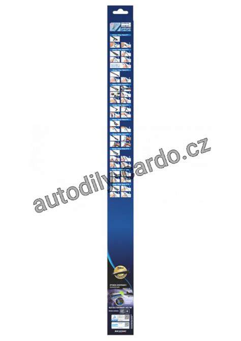 Infografika: Dvě délky stěračů 660 mm a 410 mm pro Peugeot 206 - kompatibilita a správné zakončení čepelí