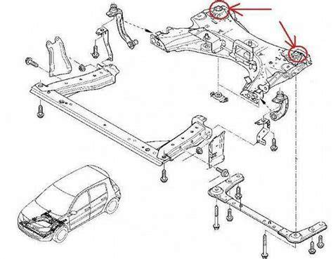 Infografika: Anatomie přední nápravy Renault Laguna a klíčové spoje