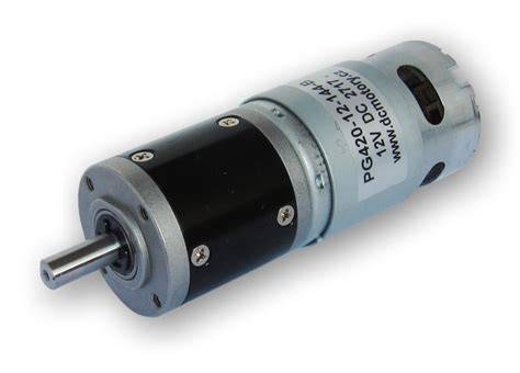 Schéma zapojení: DC motor s převodovkou a enkodérem