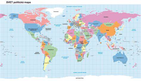 Mapa světových závodů Continental s vyznačením Otrokovic a hlavních trhů