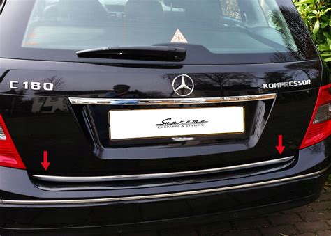 chromová lišta do kufru Mercedes ml w166