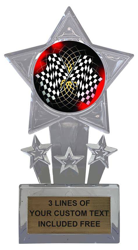 Auto racing trophies and trophies