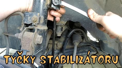 Schéma funkce stabilizační tyče a tyček stabilizátoru