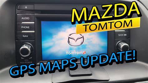 Infografika: schéma procesu aktualizace map Mazda přes Toolbox