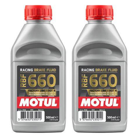 Porovnání brzdových kapalin Motul RBF600 vs RBF660 a jejich body varu