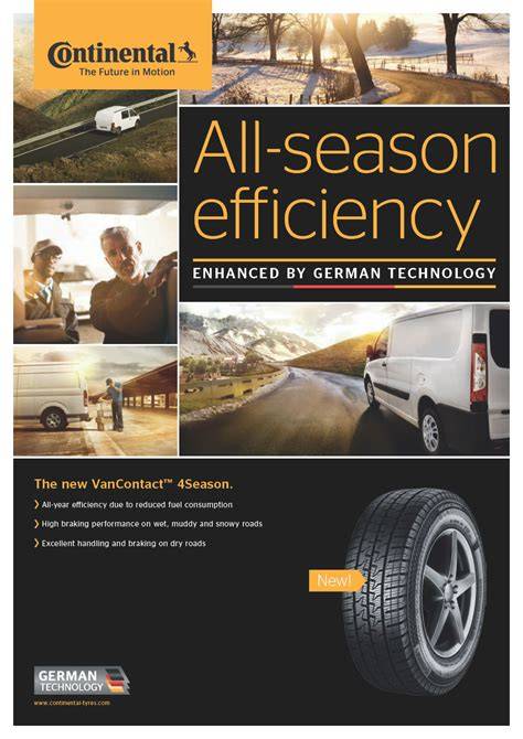 Infografika: Klíčové vlastnosti Continental VANCONTACT 4SEASON