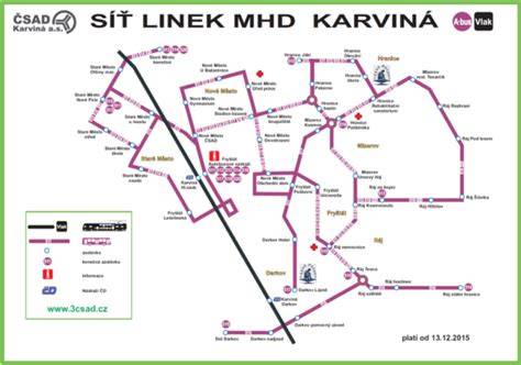 Mapa STK stanic Karviná
