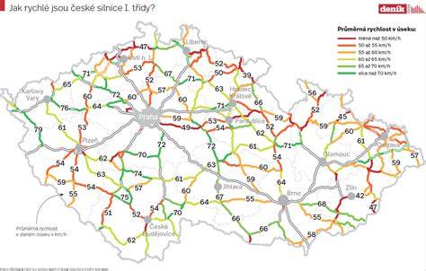 Mapa ukazující polohu silnice I. třídy číslo 14 v Ústí nad Orlicí a dopravní uzly v okolí