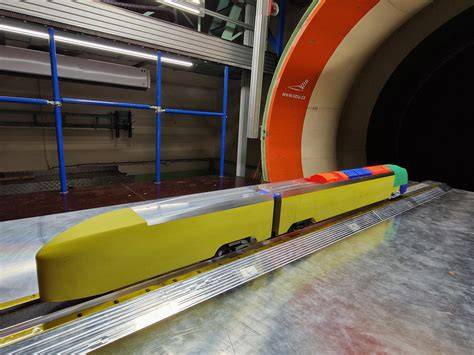 modely automobilů v aerodynamickém tunelu - měření